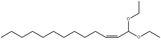 (Z)-1,1-diethoxytridec-2-ene Struktur