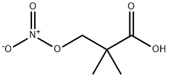 2,2-DiMethyl-3-(nitrooxy)propanoic acid Struktur