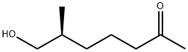 2-Heptanone, 7-hydroxy-6-methyl-, (S)- (9CI) Struktur