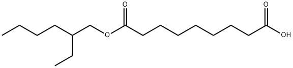 Nonanedioic acid, Mono(2-ethylhexyl) ester Struktur