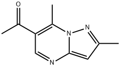 1-(2,7-DIMETHYLPYRAZOLO[1,5-A]PYRIMIDIN-6-YL)ETHAN-1-ONE Struktur