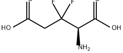 3,3-difluoroglutamate Struktur