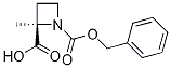 (R)-Azetidine-1,2-dicarboxylic acid 1-benzyl ester 2-methyl ester Struktur