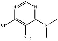 6-CHLORO-N4,N4-DIMETHYL-PYRIMIDINE-4,5-DIAMINE Struktur