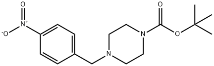 4-(4-NITROBENZYL)PIPERAZINE-1-CARBOXYLIC ACID TERT-BUTYL ESTER Struktur