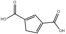 1,3-Cyclopentadiene-1,3-dicarboxylic acid (9CI) Struktur