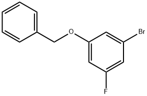 1-(benzyloxy)-3-broMo-5-fluorobenzene Struktur