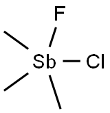 chloro-fluoro-trimethyl-stiborane Struktur