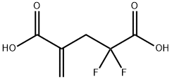 2,2-Difluoro-4-Methylenepentanedioic acid Struktur