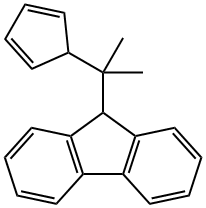 9-[1-(2,4-CYCLOPENTADIEN-1-YL)-1-METHYLETHYL]-9H-FLUORENE Struktur