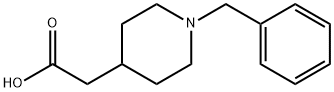 1-Benzyl-4-piperidine aceticacid Struktur