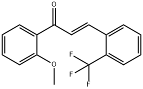 2-TrifluoroMethyl-2'-Methoxychalcone Struktur