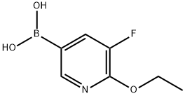 6-Ethoxy-5-fluoropyridine-3-boronic acid Struktur