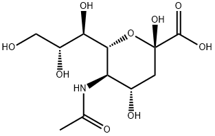 N-Acetylneuraminic acid Structure