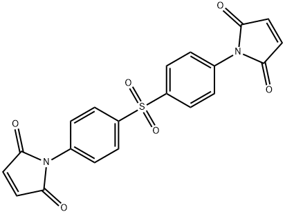 BIS(4-MALEIMIDOPHENYL)SULFONE Struktur