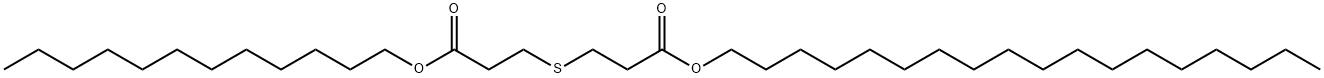 octadecyl 3-[[3-(dodecyloxy)-3-oxopropyl]thio]propionate Struktur