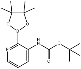 Boc-3-AMinopyridine-2-boronic acid pinacol ester Struktur