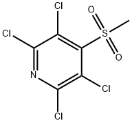 Methyl 2,3,5,6-tetrachloro-4-pyridyl sulfone Structure