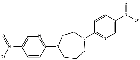 1,4-Bis-(5-nitro-pyridin-2-yl)-[1,4]diazepane Struktur