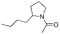 Pyrrolidine, 1-acetyl-2-butyl- (9CI) Struktur