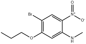 4-Bromo-N-methyl-2-nitro-5-propoxyaniline Struktur