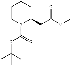 Methyl N-Boc-2-piperidineacetate Struktur