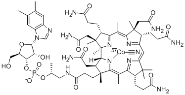 CYANOCOBALAMIN CO 57 Struktur