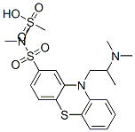 10-[2-(dimethylamino)propyl]-N,N-dimethyl-10H-phenothiazine-2-sulphonamide monomethanesulphonate  Struktur