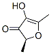 (S)-4-HYDROXY-2,5-DIMETHYLFURAN-3(2H)-ONE Struktur