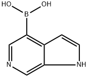 Boronic acid, B-1H-pyrrolo[2,3-c]pyridin-4-yl- Struktur