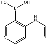 Boronic acid, B-1H-pyrrolo[3,2-c]pyridin-7-yl- Struktur