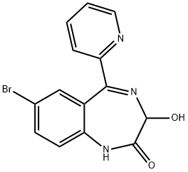 3-hydroxybromazepam Struktur