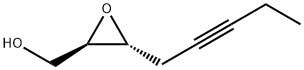 Oxiranemethanol,  3-(2-pentynyl)-,  trans-  (9CI) Struktur