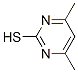 2-Pyrimidinethiol, 4,6-dimethyl- (9CI) Struktur