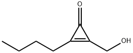 2-Cyclopropen-1-one, 2-butyl-3-(hydroxymethyl)- (9CI) Struktur