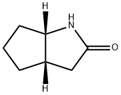 Cyclopenta[b]pyrrol-2(1H)-one, hexahydro-, (3aS-cis)- (9CI) Struktur