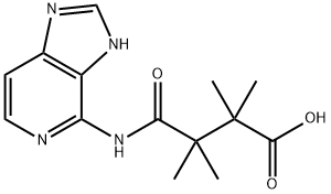 Butanoic acid, 4-(3H-iMidazo[4,5-c]pyridin-4-ylaMino)-2,2,3,3-tetraMethyl-4-oxo- Struktur