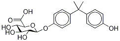 Bisphenol A-13C12 β-D-Glucuronide Struktur