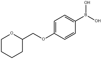 4-(Tetrahydro-2H-pyran-2-yl)methoxyphenylboronic acid Struktur