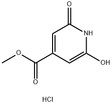 Methyl 2,6-Dihydroxypyridine-4-carboxylate Hydrochloride Struktur