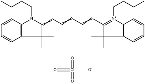 1,1'-DIBUTYL-3,3,3',3'-TETRAMETHYL-INDADICARBOCYANINE PERCHLORATE Struktur