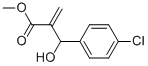 2-[(4-CHLORO-PHENYL)-HYDROXY-METHYL]-ACRYLIC ACID METHYL ESTER Struktur