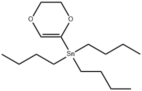 2-(TRIBUTYLSTANNYL)-5,6-DIHYDRO-[1,4]-DIOXIN Struktur