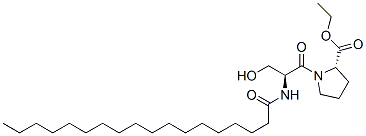 N-stearoyl-seryl-proline ethyl ester Struktur