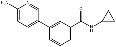 3-(6-AMinopyridin-3-yl)-N-cyclopropylbenzaMide Struktur