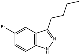 5-Bromo-3-butyl-1H-indazole Struktur