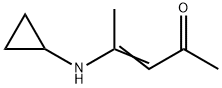 (3Z)-4-(CyclopropylaMino)pent-3-en-2-one Struktur