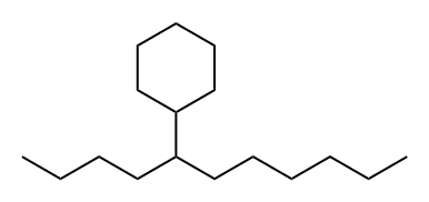 (1-Butylheptyl)cyclohexane Struktur