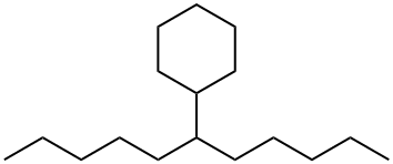 (1-Pentylhexyl)cyclohexane Struktur