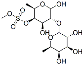 methyl-2-O-fucopyranosylfucopyranoside 4-sulfate Struktur